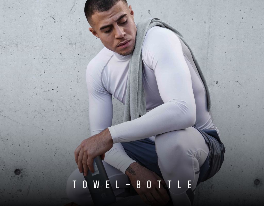 Towel and Bottle