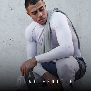 Towel and Bottle