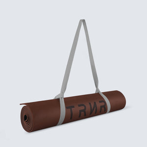 olled-up Support Mat in Espresso Colour and 6 mm Thickness | Featuring Grey Carry Strap