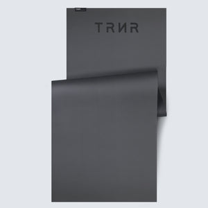 Overview of the Support Mat 6 mm (Black Colour) by TRNR | Featuring Debossed TRNR Logo and Label
