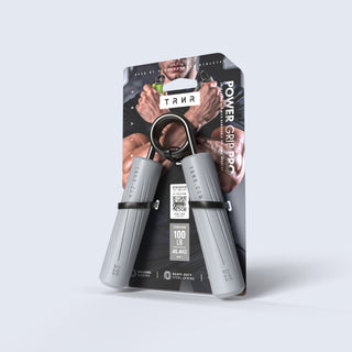 TRNR Power Grip Pro 100LB along with its packaging | Pro-Grade Grip Trainer