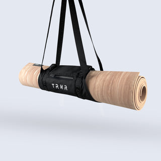 TRNR Studio Carry Sleeve in Black With Yoga Mat