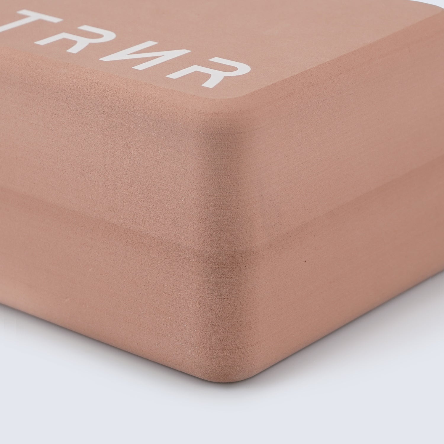 Close-Up Shot of the TRNR Elevate Block | High-Density EVA Foam | Clay Colour | Oversized for Greater Support and Stability