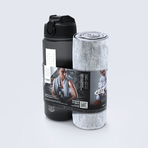 TRNR Towel + Bottle & Packaging