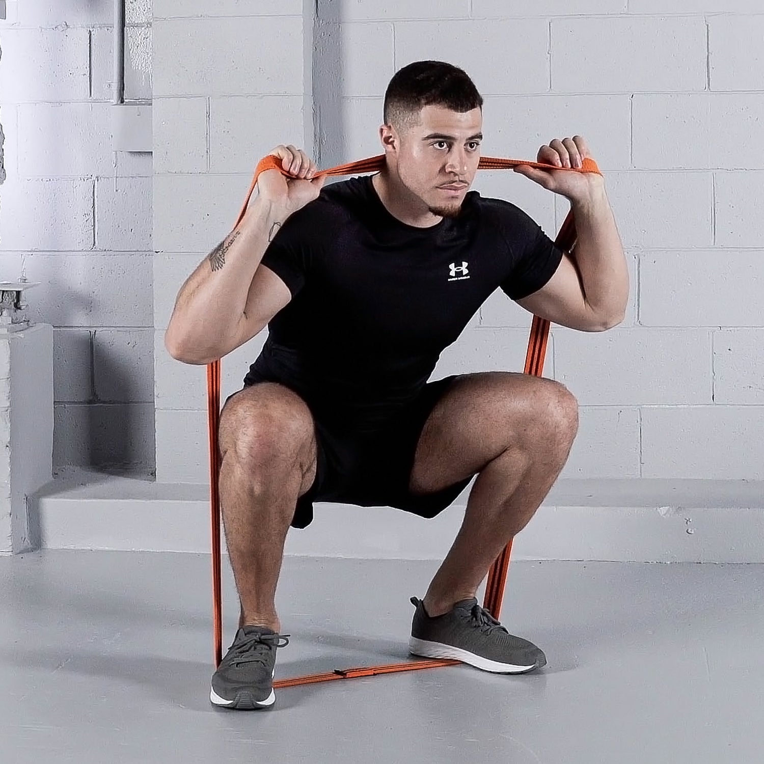 Resisted Squat Exercise Using the TRNR Strength Band