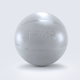Close-Up View of TRNR Gym Ball 55 cm Light Grey