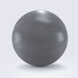 Close-Up View of TRNR Gym Ball 65 cm in Dark Grey