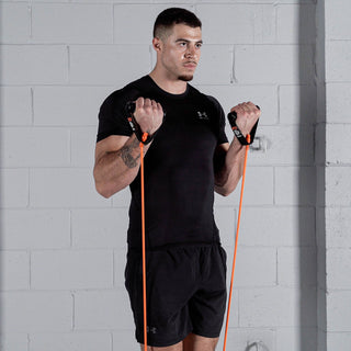 Biceps Curl Exercise with a TRNR Strength Tube